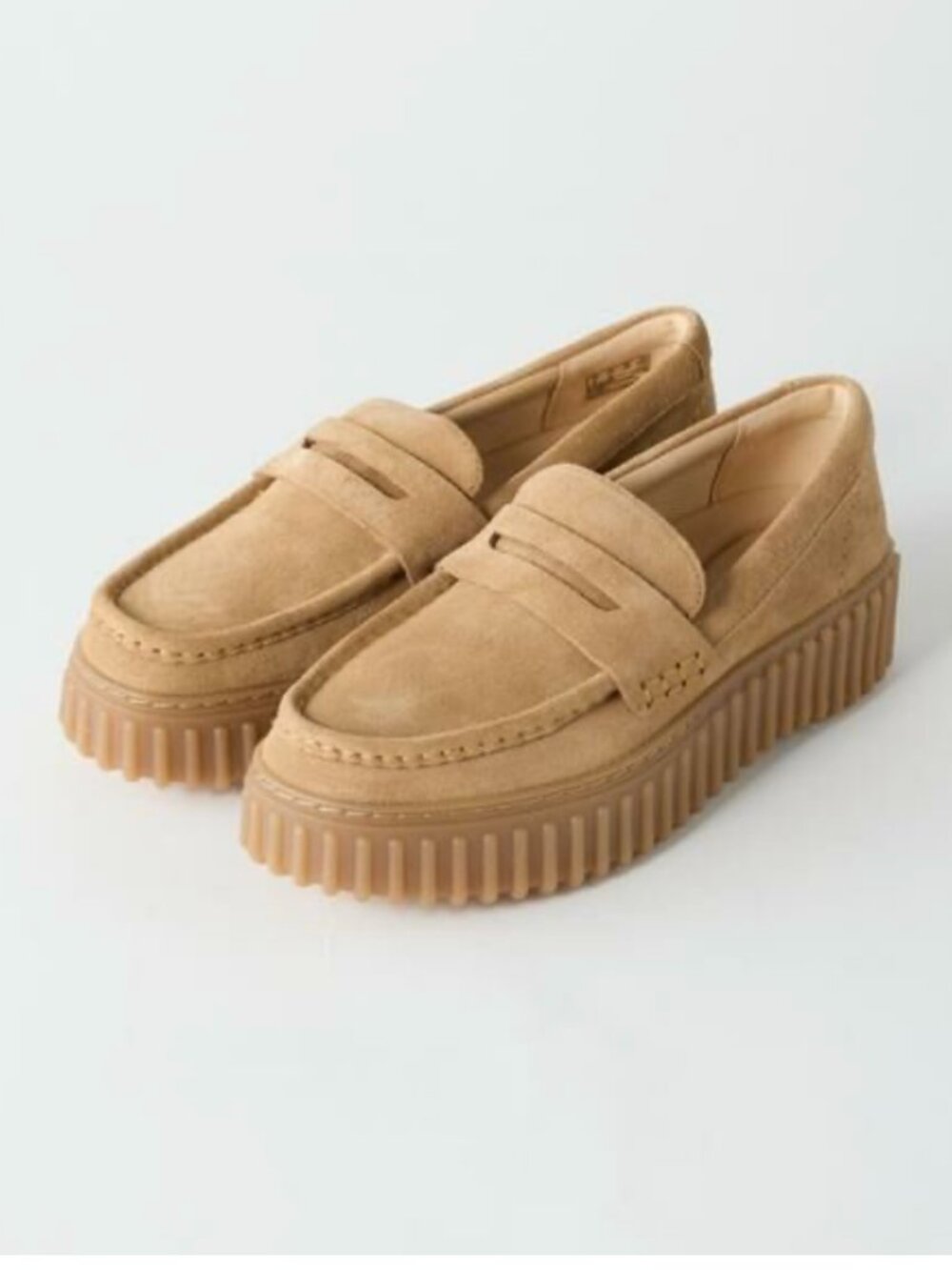 Clarks Torhill Platform Penny Loafers